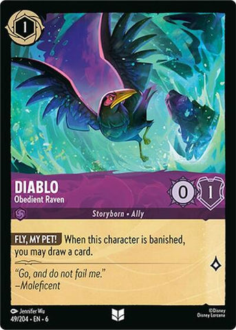 Diablo - Obedient Raven (Azurite Sea)(6-049/204)(U)