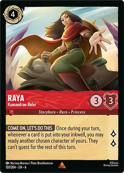 Raya - Kumandran Rider - Cold Foil (Azurite Sea)(6-107/204)(R)