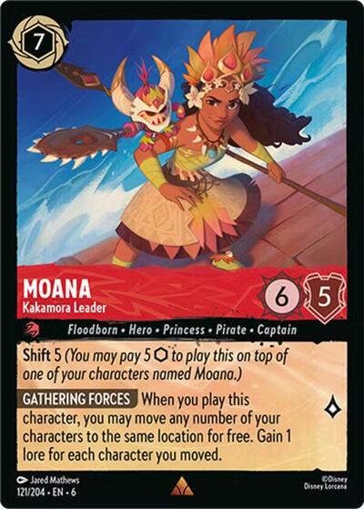 Moana - Kakamora Leader - Cold Foil (Azurite Sea)(6-121/204)(R)