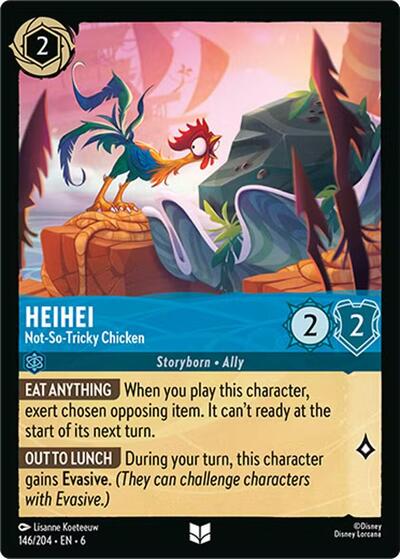 HeiHei - Not-So-Tricky Chicken - Cold Foil (Azurite Sea)(6-146/204)(U)