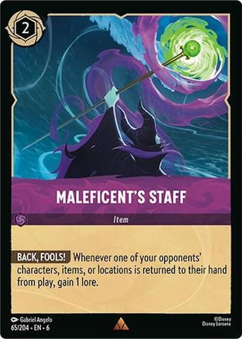 Maleficent's Staff (Azurite Sea)(6-065/204)(R)