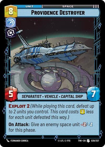 Providence Destroyer - Foil (Twilight of the Republic)(TWI-038/257)(U)