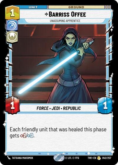Barriss Offee, Unassuming Apprentice (Twilight of the Republic)(TWI-042/257)(R)