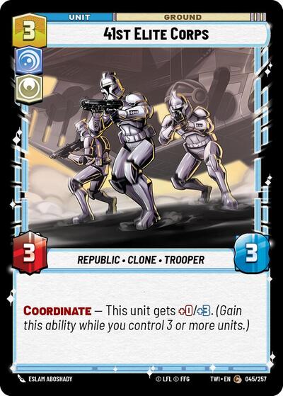 41st Elite Corps - Foil (Twilight of the Republic)(TWI-045/257)(C)
