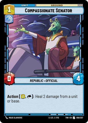 Compassionate Senator - Foil (Twilight of the Republic)(TWI-056/257)(U)