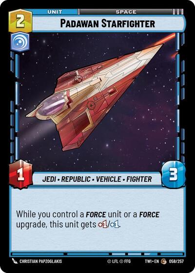 Padawan Starfighter - Foil (Twilight of the Republic)(TWI-058/257)(C)