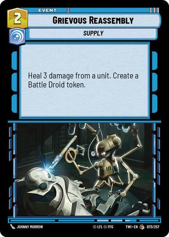 Grievous Reassembly - Foil (Twilight of the Republic)(TWI-073/257)(C)