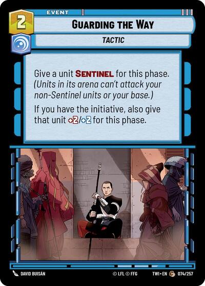 Guarding the Way - Foil (Twilight of the Republic)(TWI-074/257)(C)