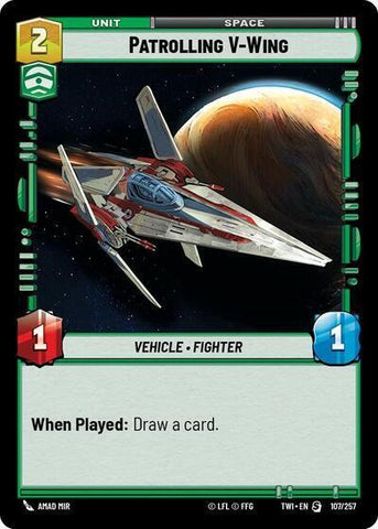 Patrolling V-Wing (Twilight of the Republic)(TWI-107/257)(S)