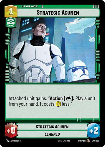 Strategic Acumen - Foil (Twilight of the Republic)(TWI-120/257)(C)