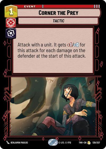Corner the Prey - Foil (Twilight of the Republic)(TWI-139/257)(R)