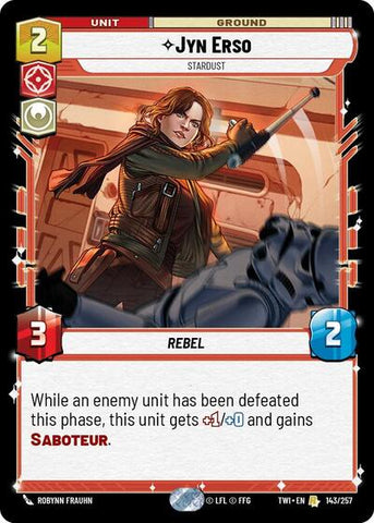 Jyn Erso, Stardust (Twilight of the Republic)(TWI-143/257)(R)