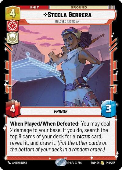 Steela Gerrera, Beloved Tactician (Twilight of the Republic)(TWI-146/257)(R)