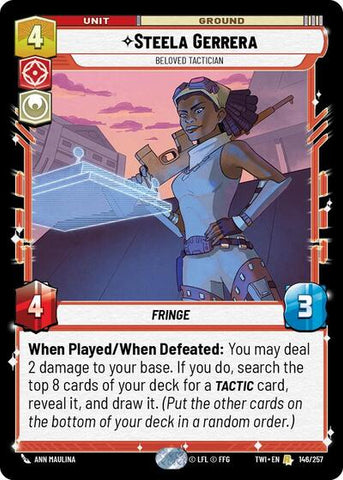 Steela Gerrera, Beloved Tactician (Twilight of the Republic)(TWI-146/257)(R)
