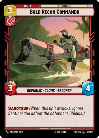 Bold Recon Commando (Twilight of the Republic)(TWI-161/257)(C)