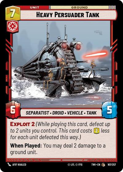 Heavy Persuader Tank - Foil (Twilight of the Republic)(TWI-167/257)(C)