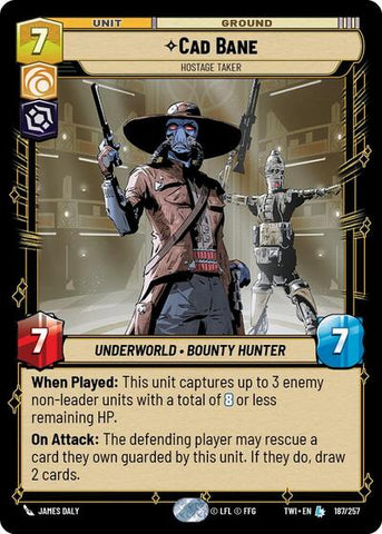 Cad Bane, Hostage Taker - Foil (Twilight of the Republic)(TWI-187/257)(L)
