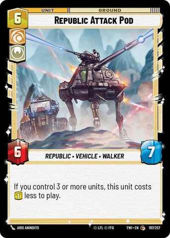 Republic Attack Pod (Twilight of the Republic)(TWI-197/257)(C)