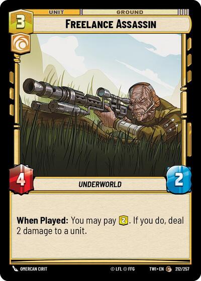 Freelance Assassin - Foil (Twilight of the Republic)(TWI-212/257)(C)