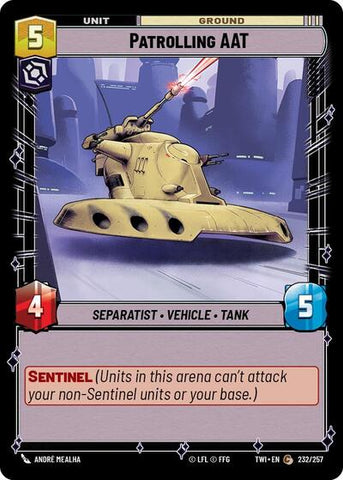 Patrolling AAT (Twilight of the Republic)(TWI-232/257)(C)