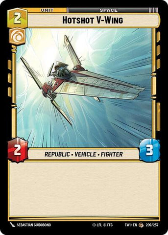 Hotshot V-Wing (Twilight of the Republic)(TWI-209/257)(C)