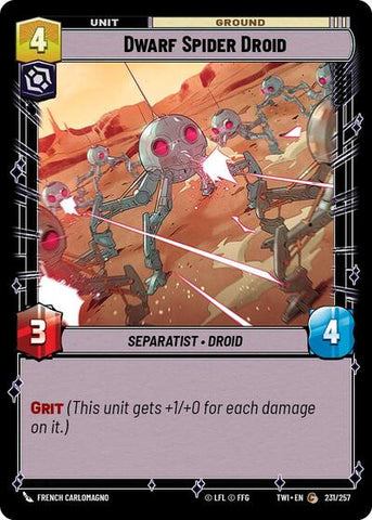 Dwarf Spider Droid (Twilight of the Republic)(TWI-231/257)(C)