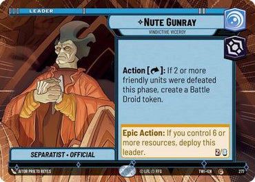 Nute Gunray, Vindictive Viceroy - Hyperspace (Twilight of the Republic)(TWI-277/519)(C)