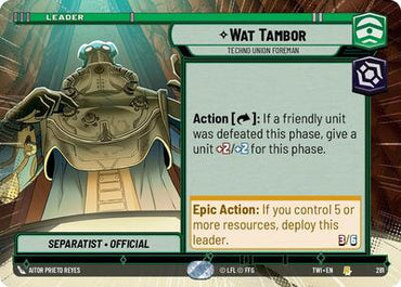 Wat Tambor, Techno Union Foreman - Hyperspace (Twilight of the Republic)(TWI-281/519)(R)