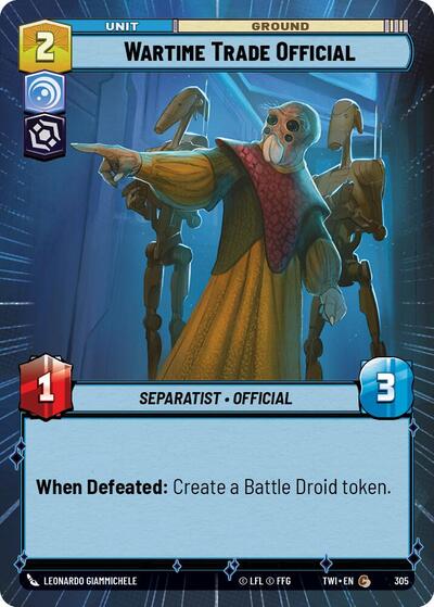 Wartime Trade Official - Hyperspace (Twilight of the Republic)(TWI-305/519)(C)