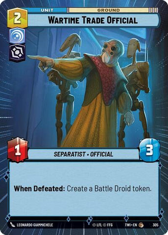 Wartime Trade Official - Hyperspace - Foil (Twilight of the Republic)(TWI-305/519)(C)
