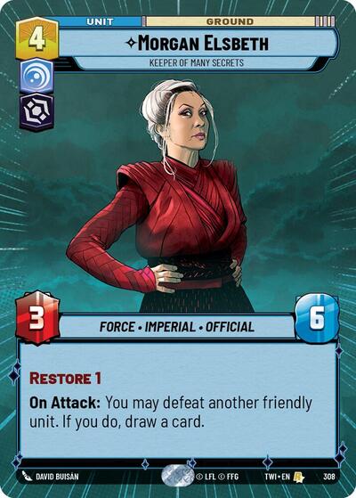 Morgan Elsbeth, Keeper of Many Secrets - Hyperspace (Twilight of the Republic)(TWI-308/519)(R)