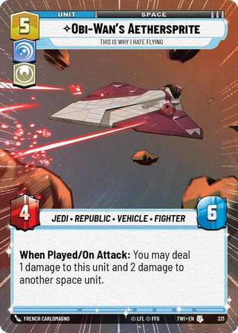 Obi-Wan's Aethersprite, This is Why I Hate Flying - Hyperspace (Twilight of the Republic)(TWI-321/519)(U)