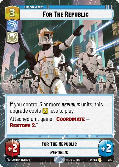 For The Republic - Hyperspace - Foil (Twilight of the Republic)(TWI-324/519)(R)