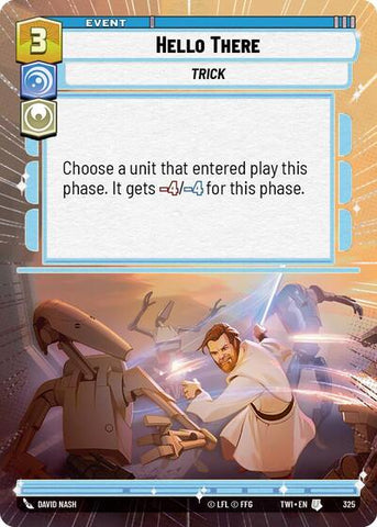 Hello There - Hyperspace (Twilight of the Republic)(TWI-325/519)(U)