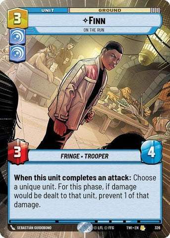 Finn, On the Run - Hyperspace - Foil (Twilight of the Republic)(TWI-326/519)(R)