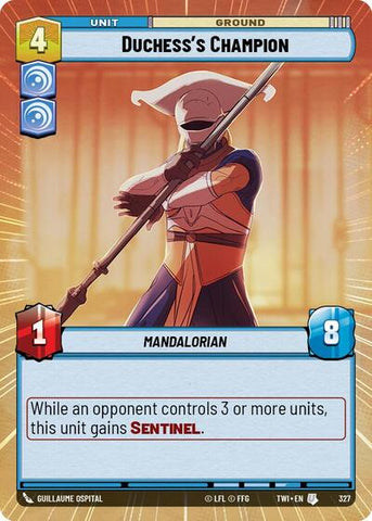Duchess's Champion - Hyperspace - Foil (Twilight of the Republic)(TWI-327/519)(U)