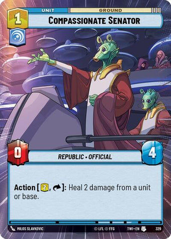 Compassionate Senator - Hyperspace (Twilight of the Republic)(TWI-329/519)(U)