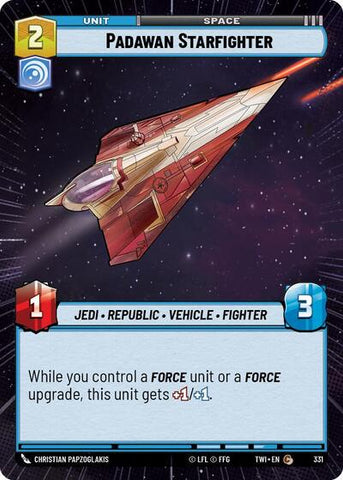 Padawan Starfighter - Hyperspace - Foil (Twilight of the Republic)(TWI-331/519)(C)