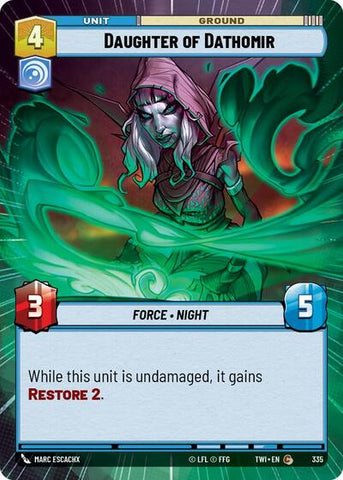 Daughter of Dathomir - Hyperspace (Twilight of the Republic)(TWI-335/519)(C)