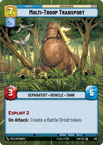 Multi-Troop Transport - Hyperspace - Foil (Twilight of the Republic)(TWI-339/519)(C)