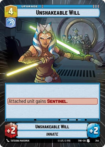 Unshakeable Will - Hyperspace - Foil (Twilight of the Republic)(TWI-344/519)(U)