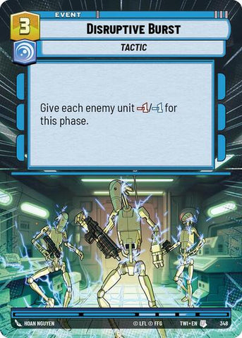 Disruptive Burst - Hyperspace - Foil (Twilight of the Republic)(TWI-348/519)(U)