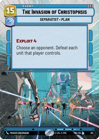 The Invasion of Christophsis - Hyperspace - Foil (Twilight of the Republic)(TWI-351/519)(L)