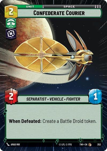 Confederate Courier - Hyperspace (Twilight of the Republic)(TWI-352/519)(C)