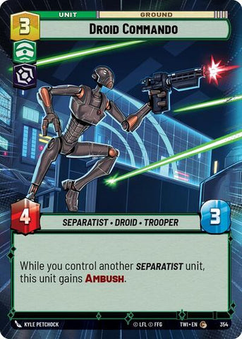 Droid Commando - Hyperspace (Twilight of the Republic)(TWI-354/519)(C)