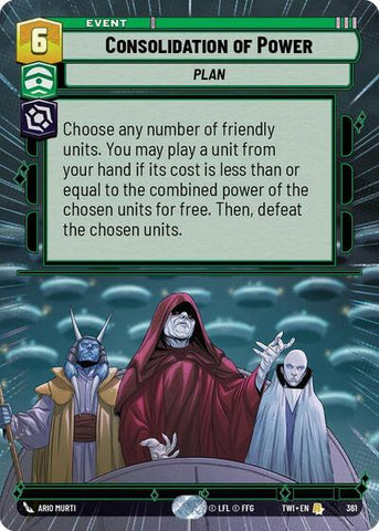 Consolidation of Power - Hyperspace (Twilight of the Republic)(TWI-361/519)(R)