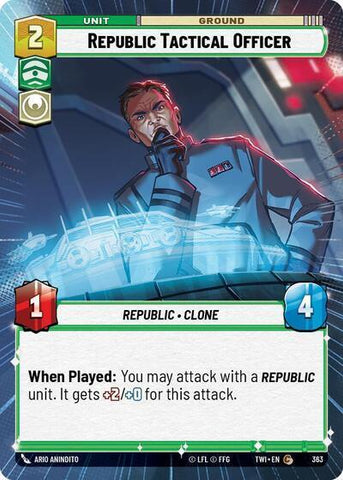 Republic Tactical Officer - Hyperspace (Twilight of the Republic)(TWI-363/519)(C)