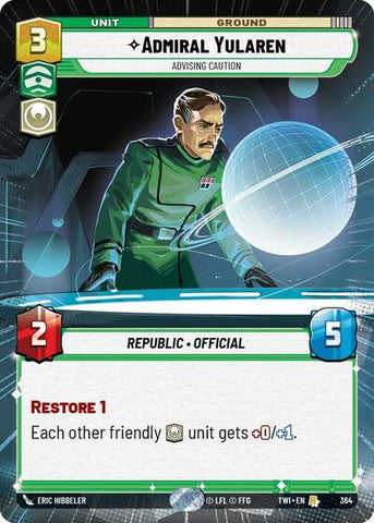 Admiral Yularen, Advising Caution - Hyperspace (Twilight of the Republic)(TWI-364/519)(R)