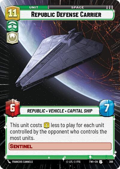 Republic Defense Carrier - Hyperspace (Twilight of the Republic)(TWI-369/519)(U)