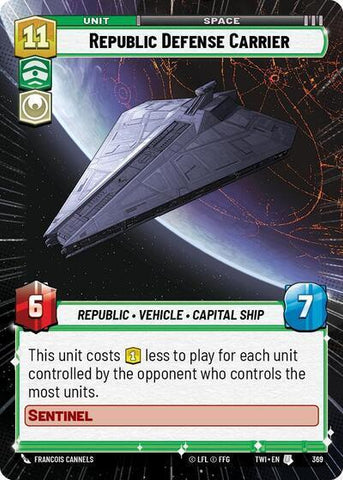 Republic Defense Carrier - Hyperspace (Twilight of the Republic)(TWI-369/519)(U)